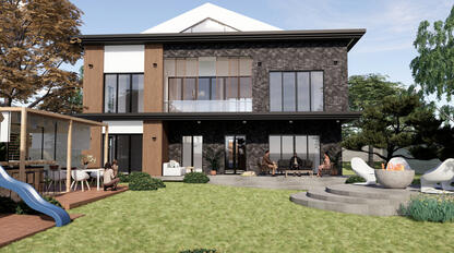 Ankara villa mimari proje çizimi, imar yönetmeliği takibi, 3D görselleştirme ve inşaat ruhsat süreci yönetimi