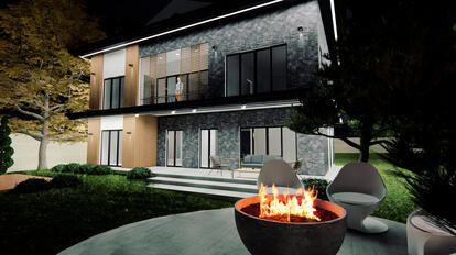 Ankara'da bina ve villa dış cephe tadilatı, enerji tasarruflu mantolama, ısı yalıtımı ve bahçe peyzaj düzenleme uygulamaları