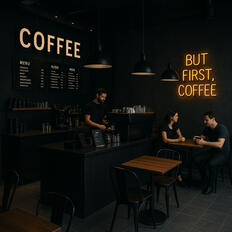 Ankara'da sıcak konseptli kahve dükkanı tadilatı, endüstriyel mutfak kurulumu, kafe tasarımı ve anahtar teslim uygulama