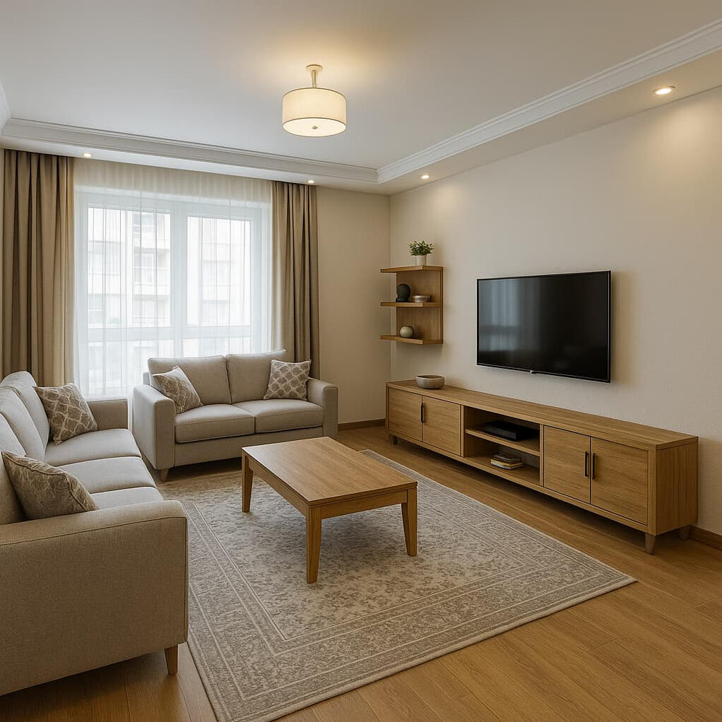 Modern Salon Dekorasyonu Şık ve modern salon dekorasyonu